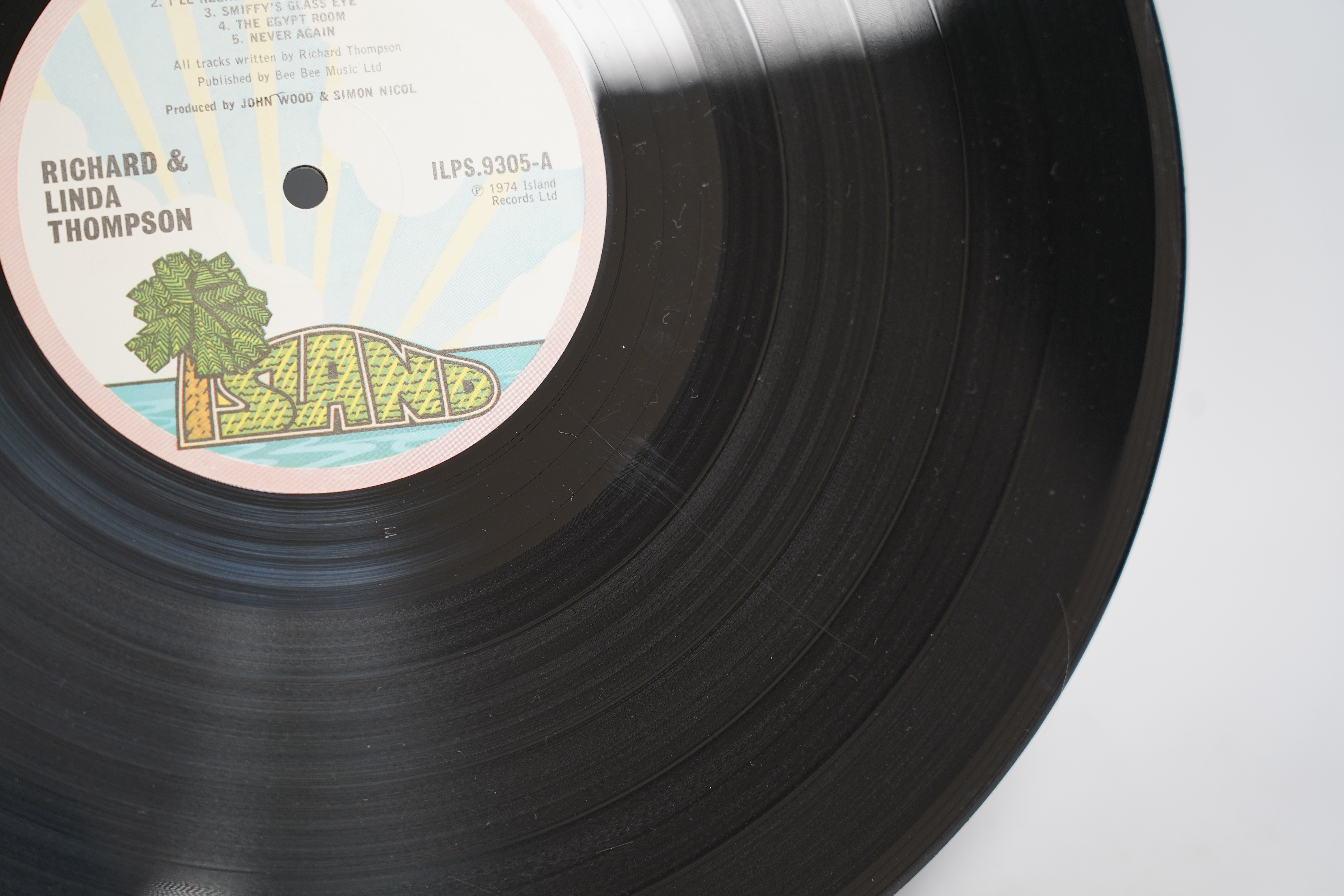 Thirty-three LP record albums, artists including; Kraftwerk, Richard & Linda Thompson, Eric Clapton, Eurythmics, Rick Wakeman, Mike Oldfield, Dr. Hook, Peter Skellern, etc.